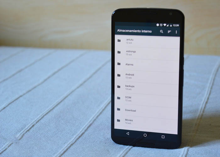 Explorador de archivos de Android