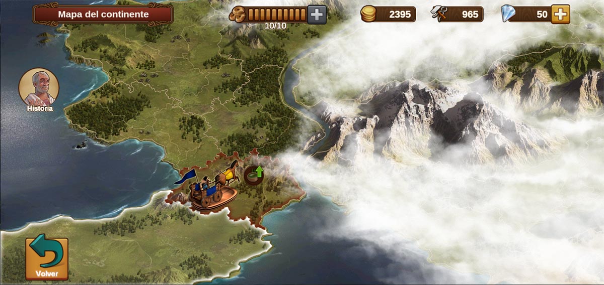 Explorar mapa Forge of Empires