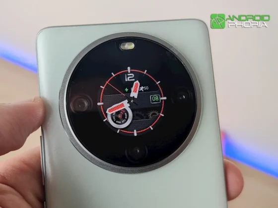 FOSSiBOT S3 Pro reloj en la pantalla exterior