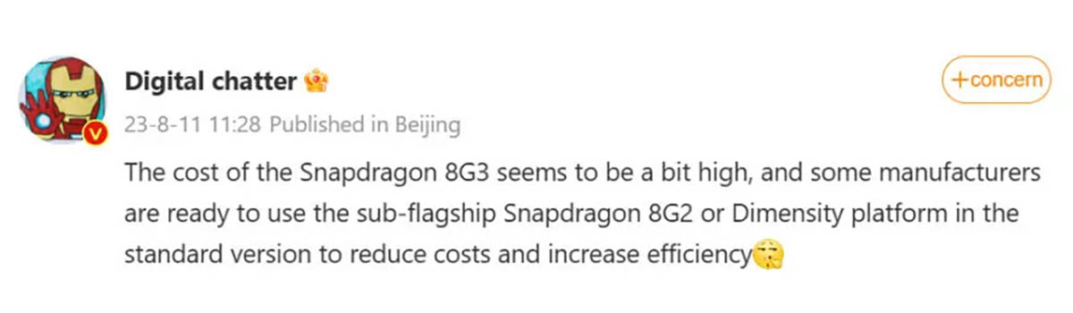 Fabricantes podrian no usar Snapdragon 8 gen 3 en moviles flagship