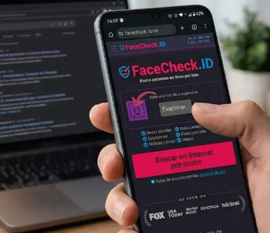 FaceCheck identifica personas usando búsqueda de rostros por IA