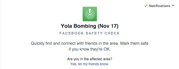 Facebook activa el safety check en Nigeria