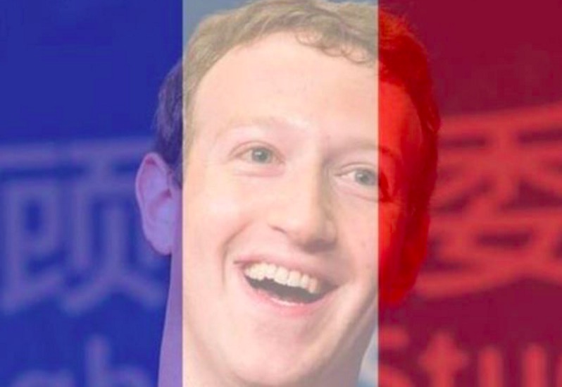 Facebook recibe críticas por la bandera de Francia