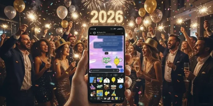 Feliz Año Nuevo 2026 por WhatsApp descarga los nuevos stickers