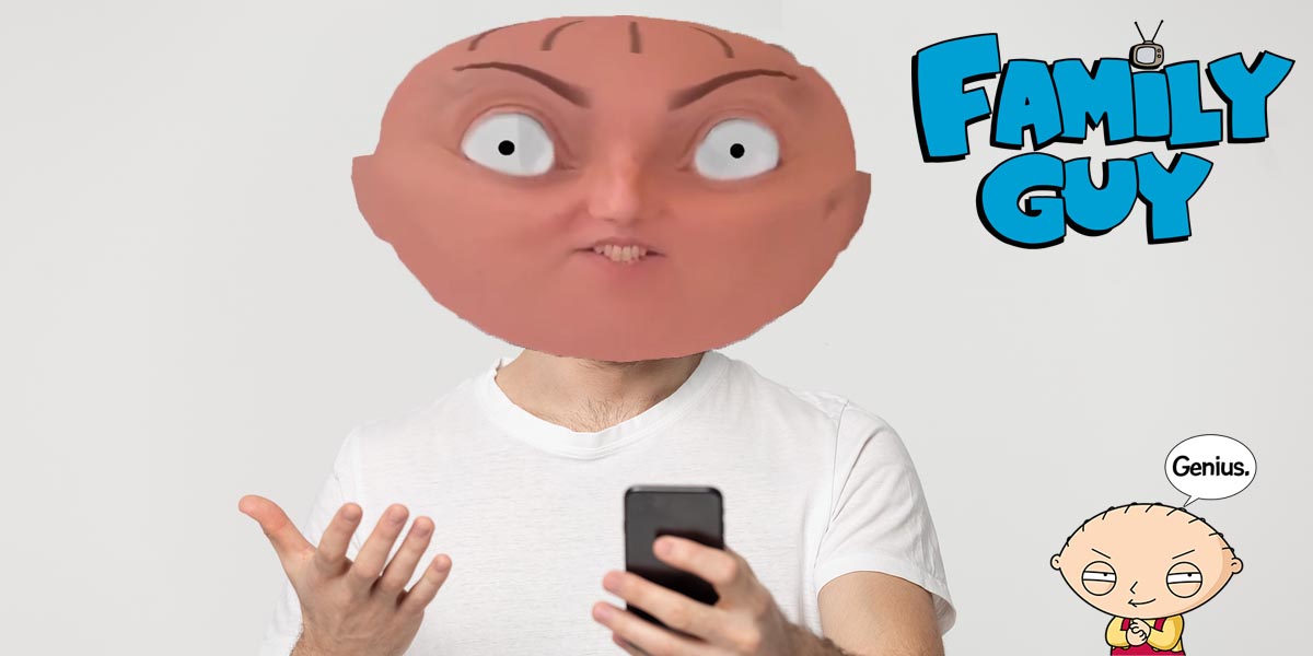 Filtro Stewie Padre de Familia Instagram