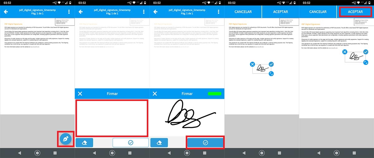 Firmar un PDF en Android