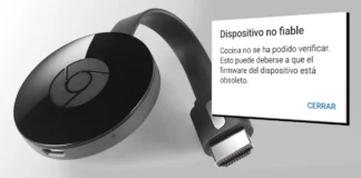 Firmware obsoleto del Chromecast como solucionar este error