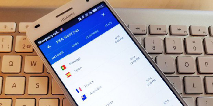 Fixture de Rusia 2018 para Android