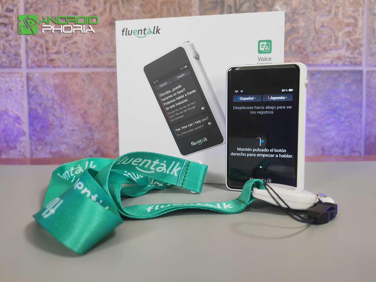 Fluentalk T1 mini Traductor de voz instantaneo