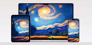 Fondos de pantalla estilo Van Gogh para iPhone iPad y Mac gratis