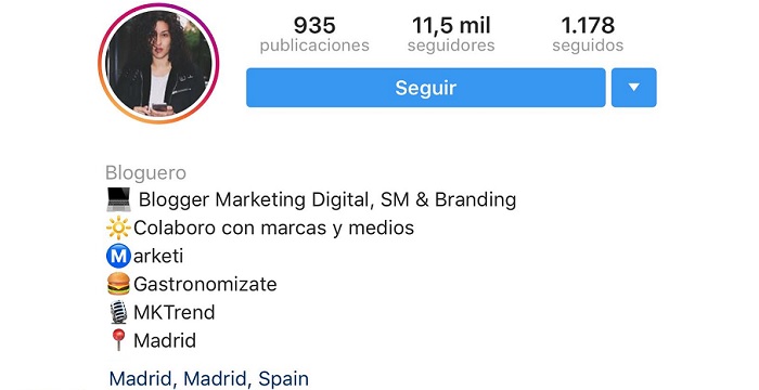 Foto perfil de Instagram