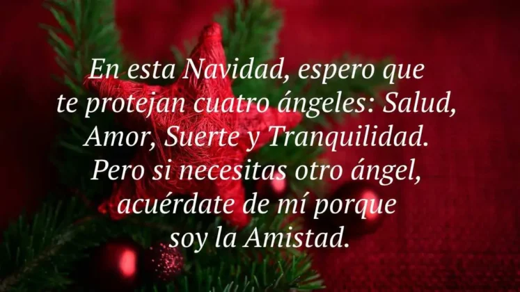 Frase bonita para felicitar Navidad 2025