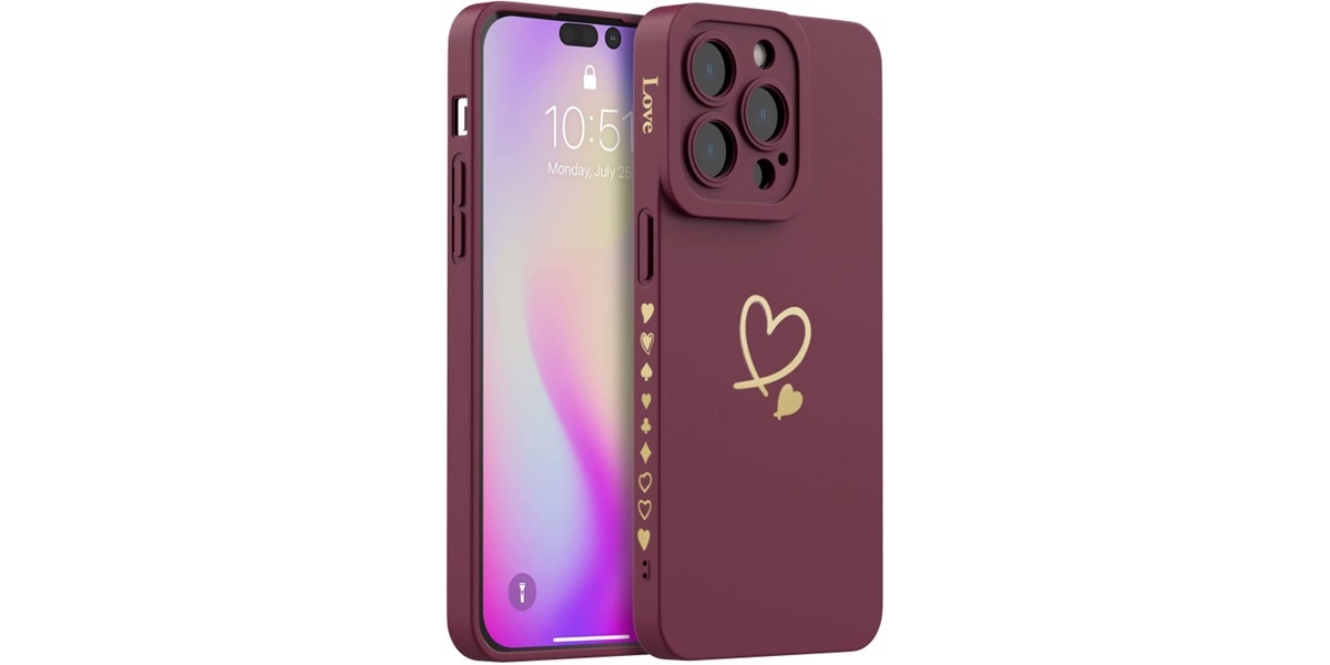 Funda AICase de silicona para iPhone 14 Pro