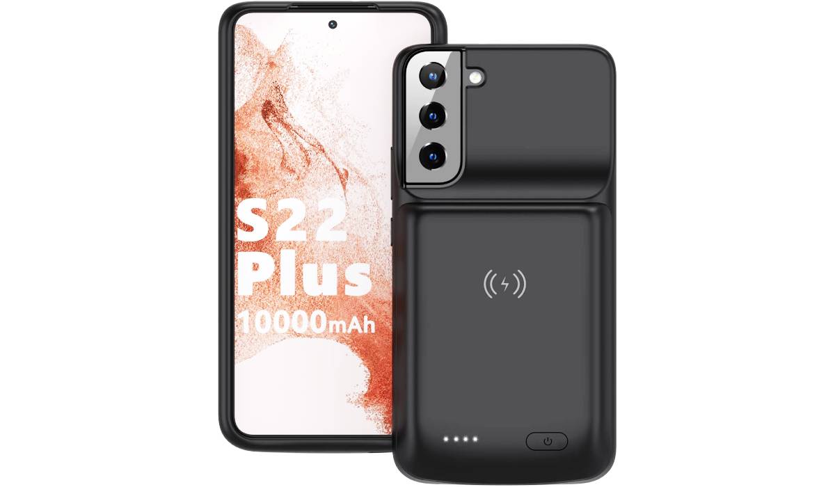 Funda con batería para s22 plus