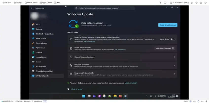 GL.iNet Comet Q aunque puedes acceder a tu dispositivo desde el navegador el programa de escritorio GLKVM App para windows es mucho mas comodo de usar