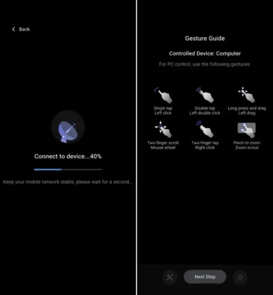 GL.iNet Comet Q la conexion de un dispositivo es bastante rapida e intuitiva