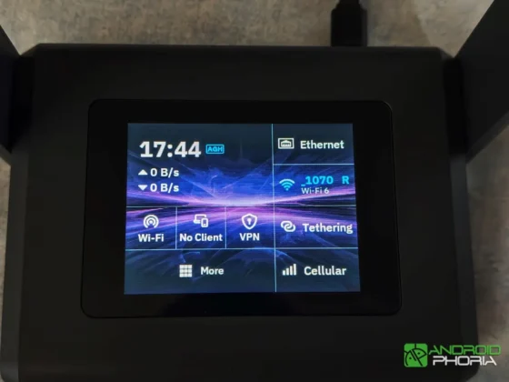 GL.iNet Slate 7 Pro en la pantalla de inicio puedes ver muchas cosas