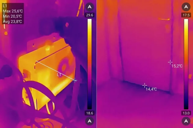 GOYOJO GW340 fotos de la camara termica