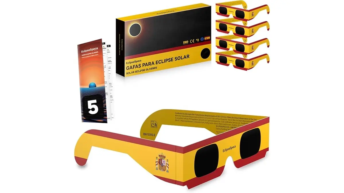 Gafas españolas EclipseSpecs para ver el eclipse solar en espana homologadas seguras