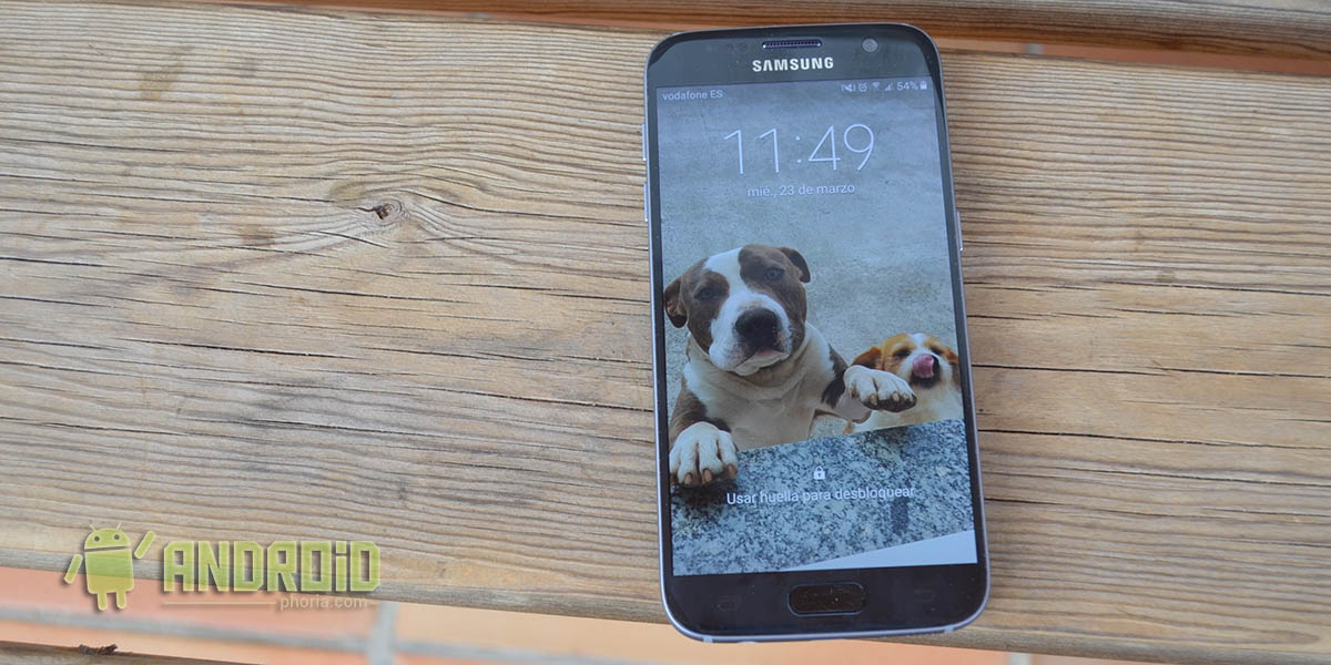 Galaxy S7 pantalla de bloqueo