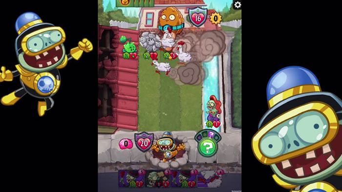 Gameplay Plants vs Zombies Heroes