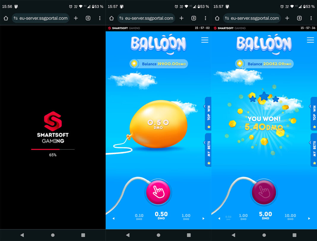 Reseña de Balloon de SmartSoft para jugadores en Perú