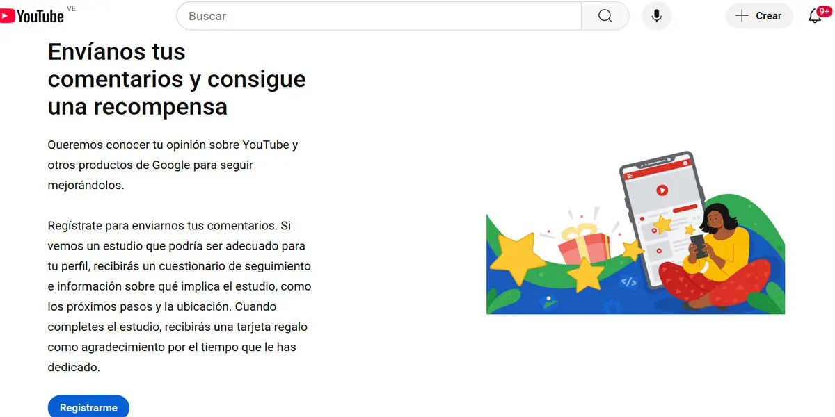 Ganar dinero con YouTube por probar funciones nuevas