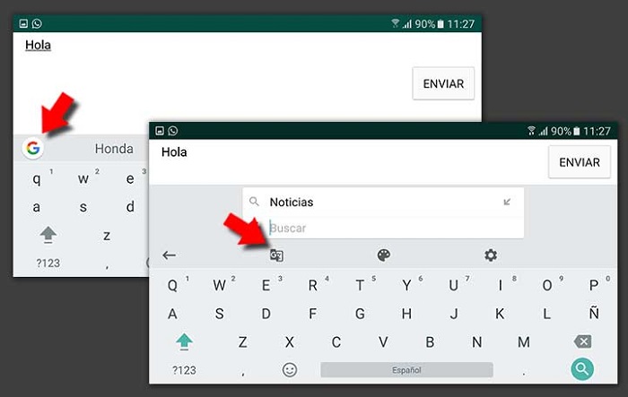 como usar traductor gboard