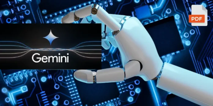 Gemini ya puede crear y editar archivos PDF.