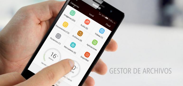 Gestor de archivos de Huawei