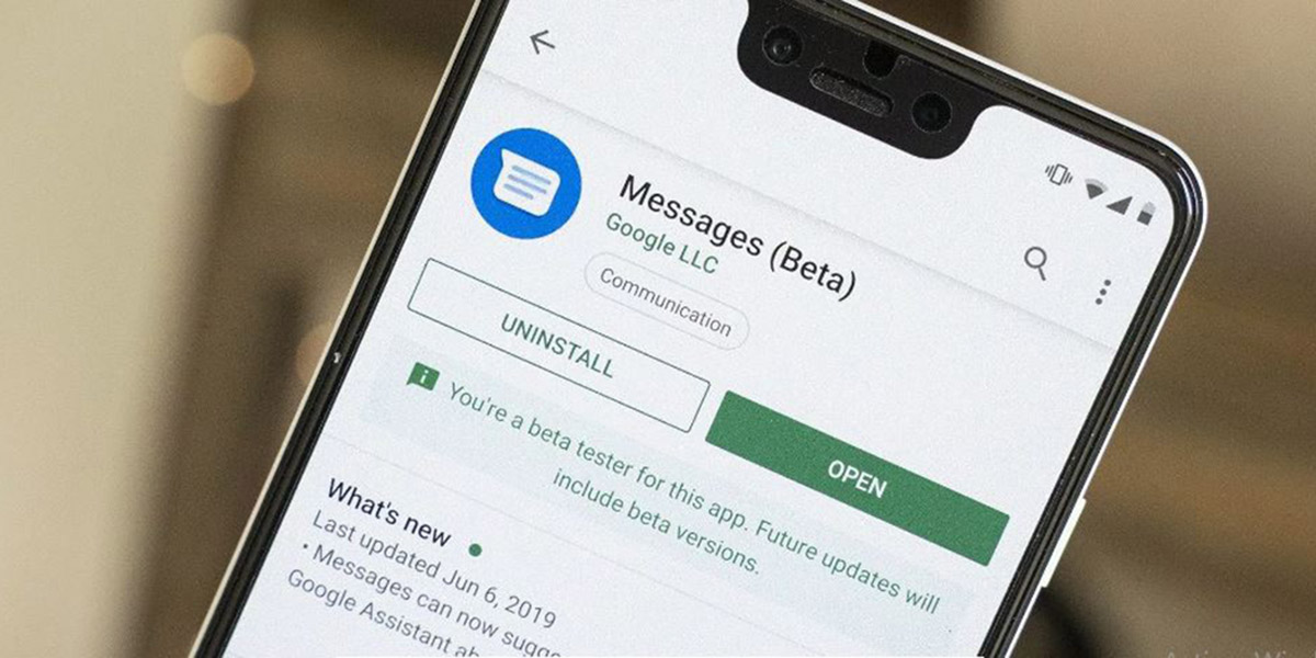 Google Mensajes beta