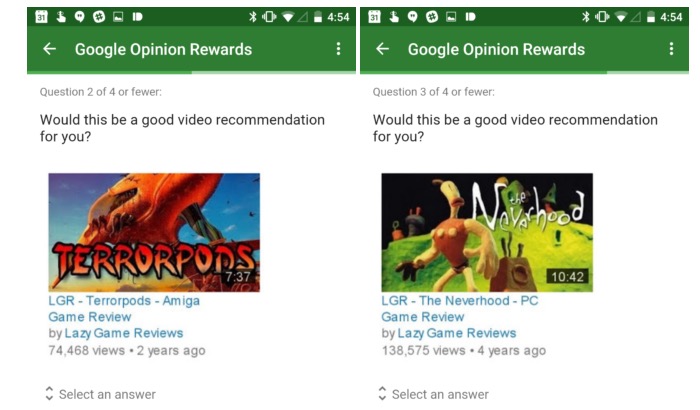 Google Opinion Rewards