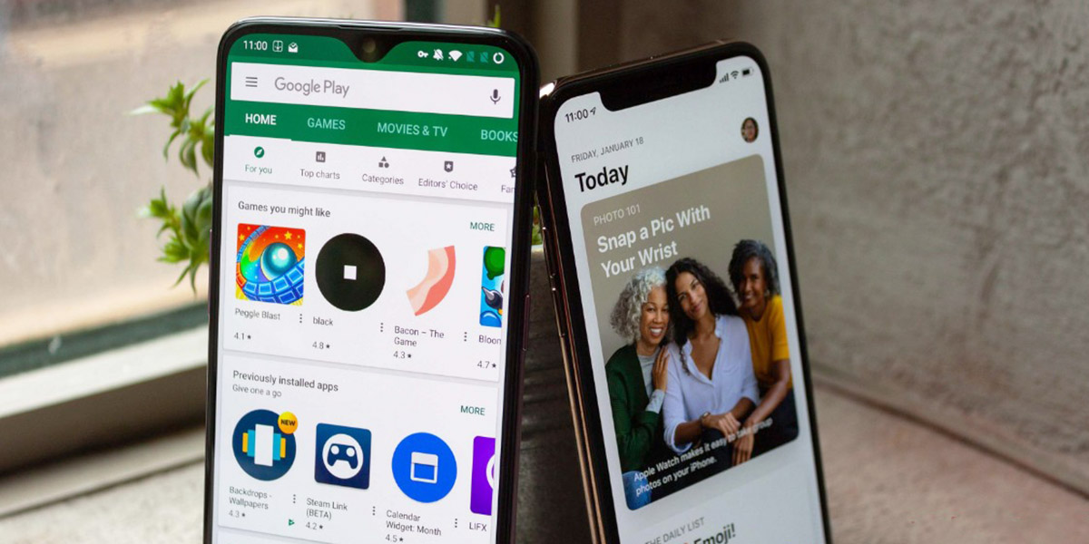Google Play y App Store