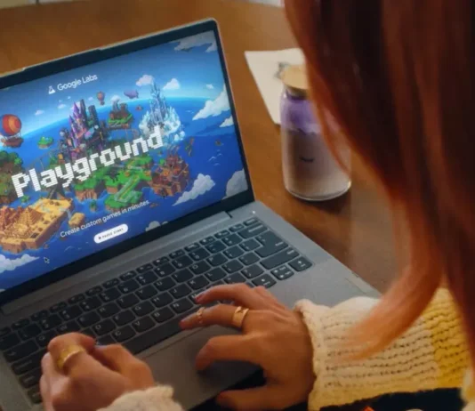 Google Playground plataforma crear juegos con ia y prompts