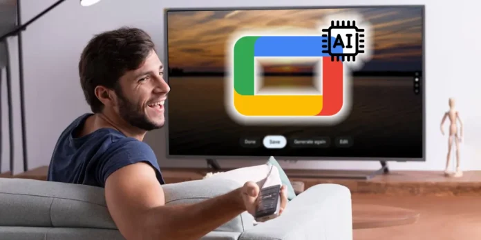 Google TV Custom AI Art