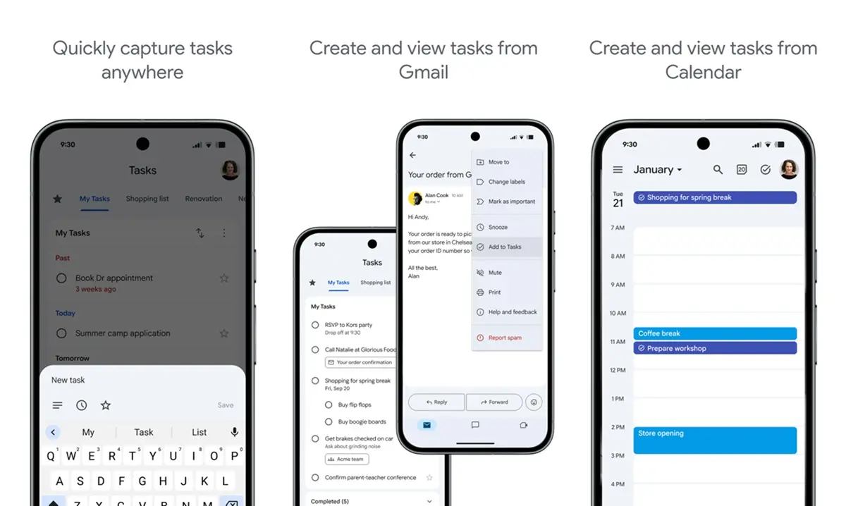 Google Task app para cumplir tus metas y propositos del año nuevo