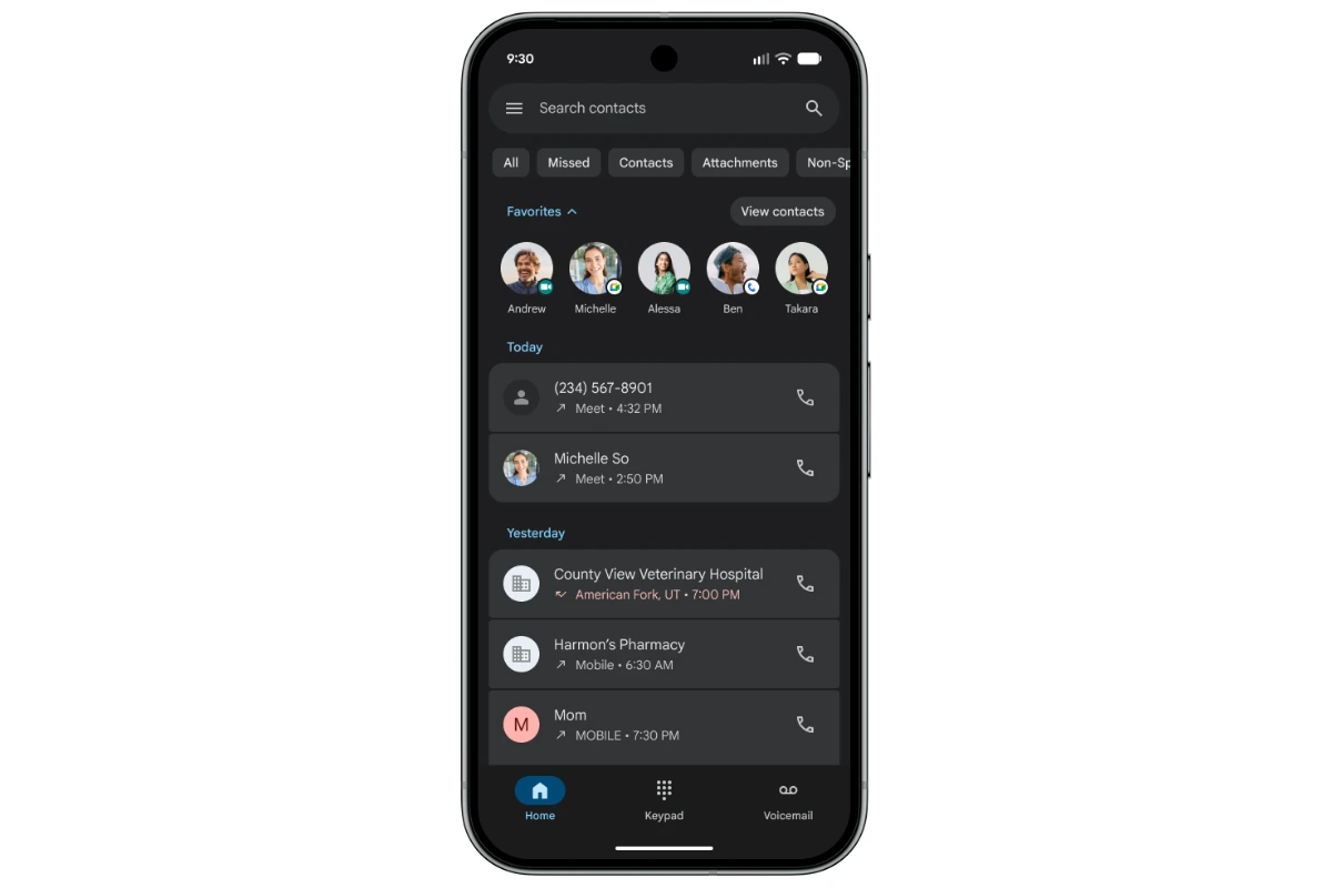 Google integra todos los registros de llamada de tu móvil en una sola app