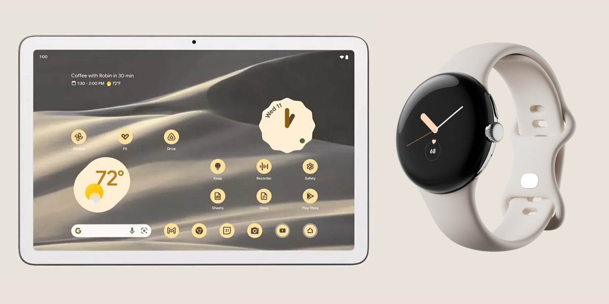 Google pixel watch y pixel tablet filtradas