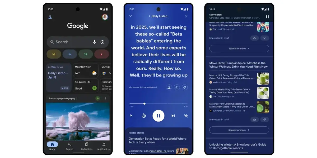 Google tendrá su propio pódcast y te resumirá las noticias de Discover en tan solo 5 minutos