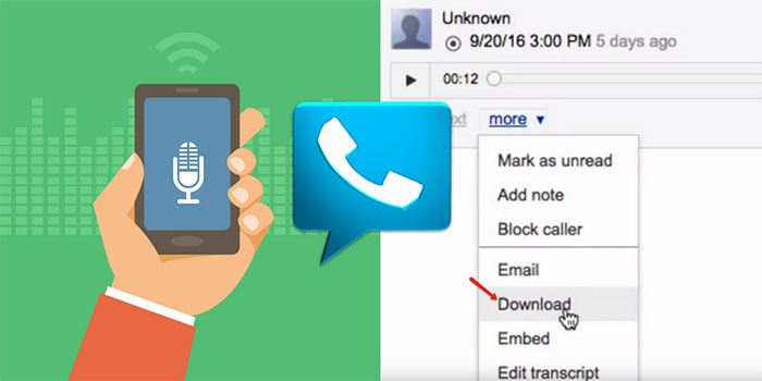 Grabar llamadas con Google Voice