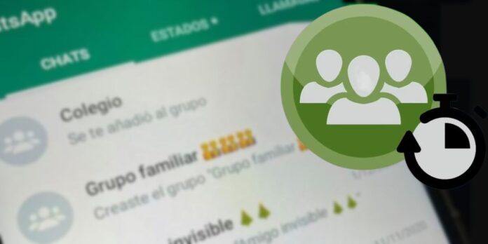 Grupos temporales de WhatsApp