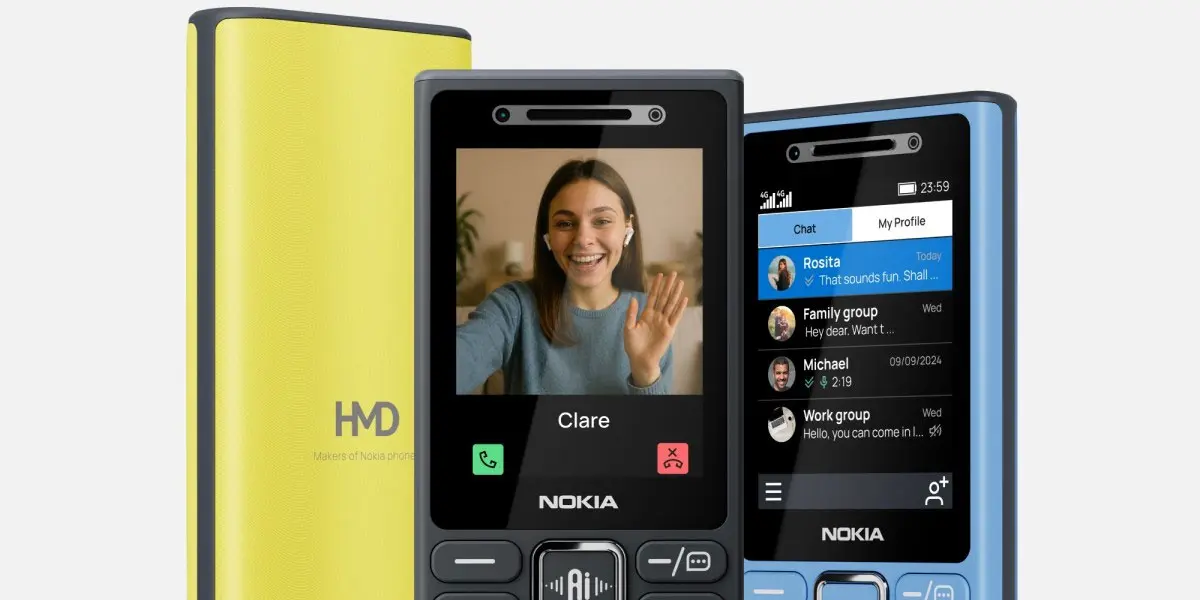 La IA llega a los nuevos Nokia 4G en forma de botón