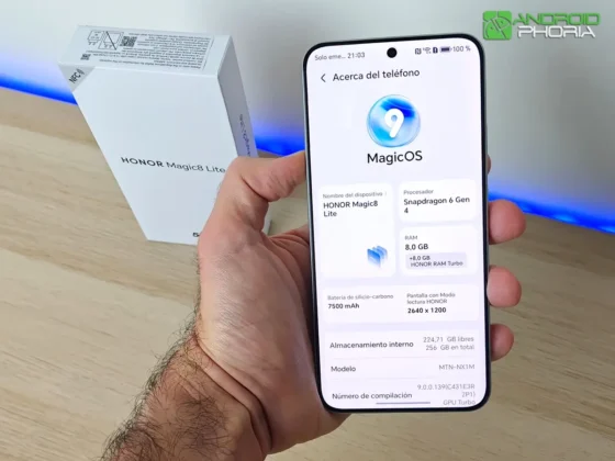 HONOR Magic8 Lite MagicOS 90 basado en Android 15
