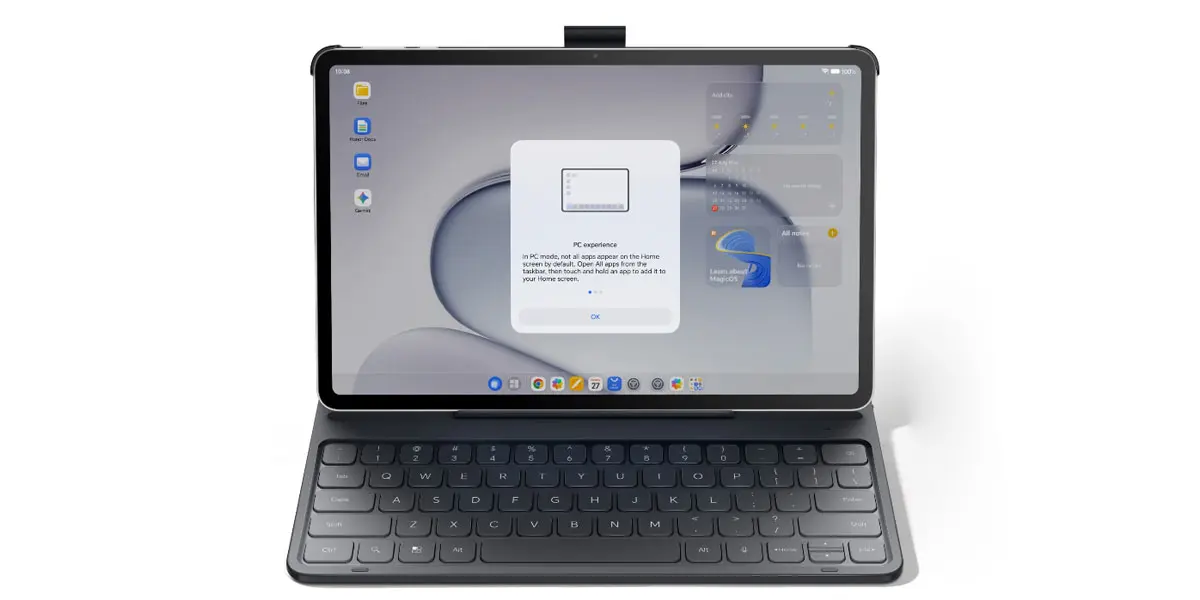 HONOR Pad 20 Pro con teclado integrado