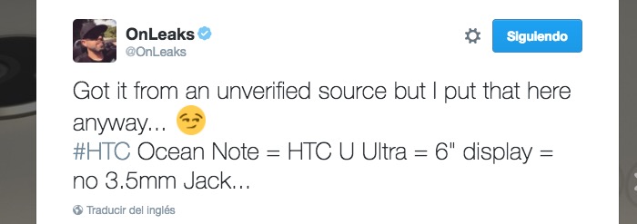 HTC U Ultra