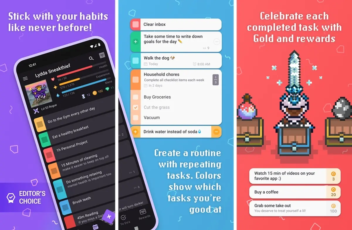 Habitica app para cumplir tus metas y propositos