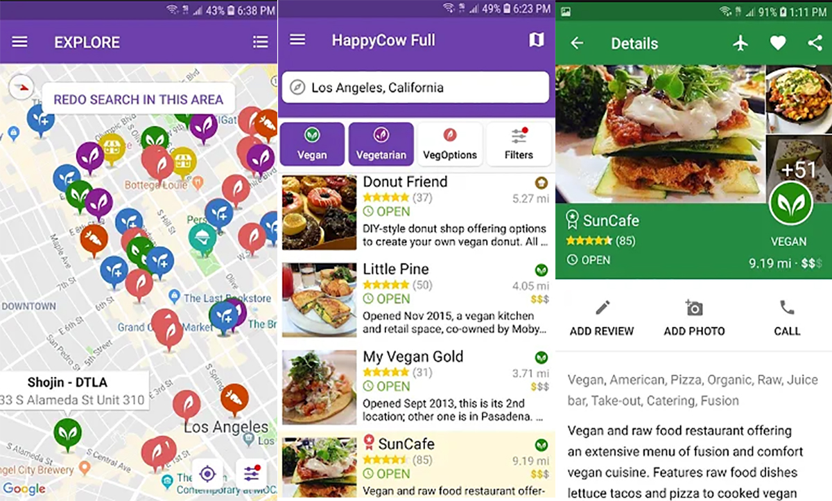 Happy Cow Find Vegan para Android