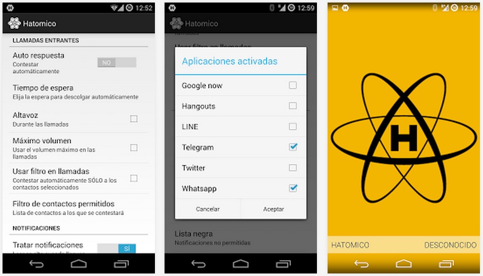 Hatomico para Android