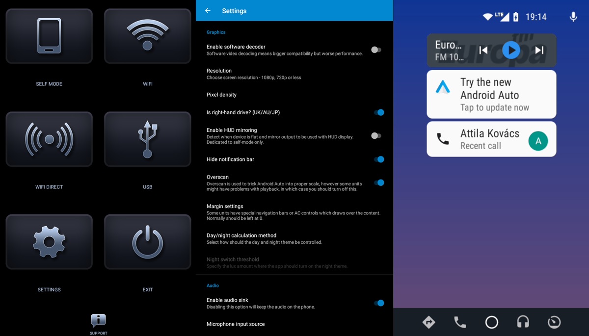 Headunit Reloaded Emulator emulador de Android Auto para movil