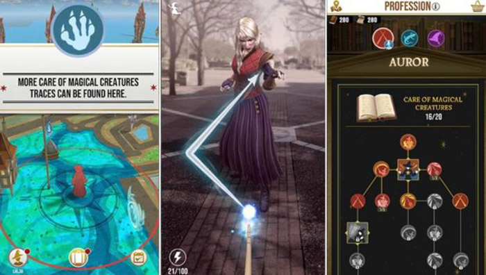 Hechizos de Harry Potter Wizards Unite